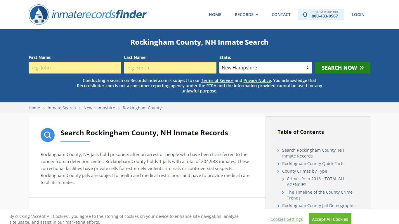 Rockingham County, NH Inmate Lookup & Jail Records Online